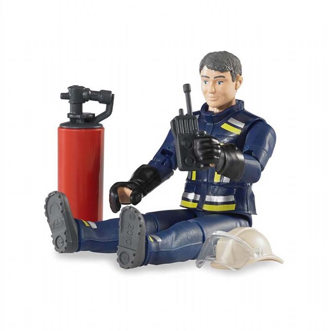 Bruder bworld Figur Feuerwehrmann mit Zubehör 60100 NEU OVP