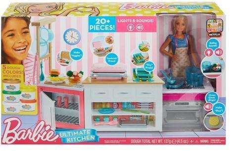 Først bjærgning kandidat Barbie Ultimative Køkken ml. 1 dukke - Barbie dukke tilbehør FRH73 Shop -  Eurotoys.dk
