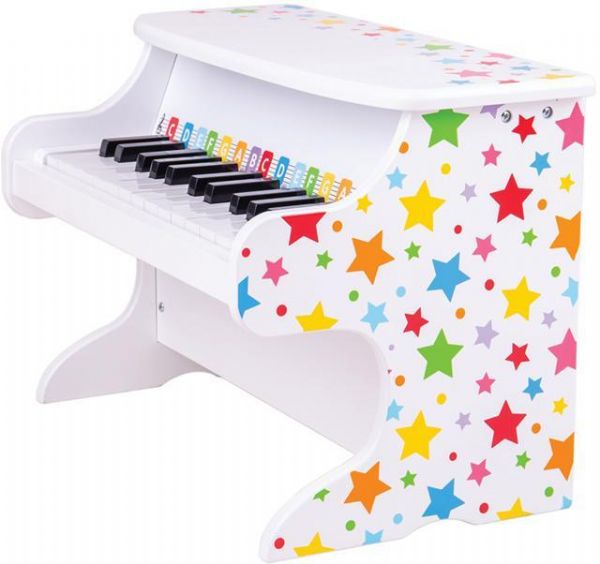 Image of Hvidt klaver med stjerner (380-000927)