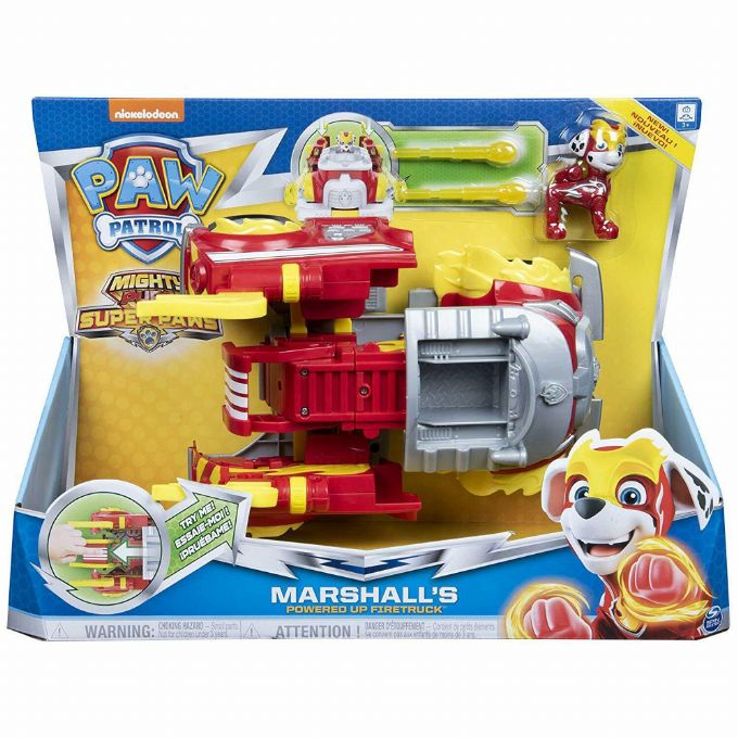 paw patrol mighty pups fire truck