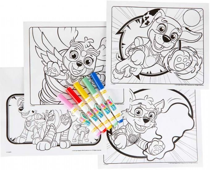 Crayola Patrol Color Wonder - Crayola kreativ tegning Paw Patrol 17011 Shop Eurotoys.dk