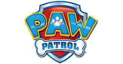 Paw Patrol madkasser og drikkedunke logo