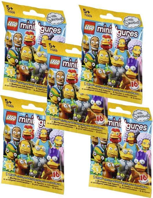 Minifigures the Simpsons 2 - 5 pack version 1