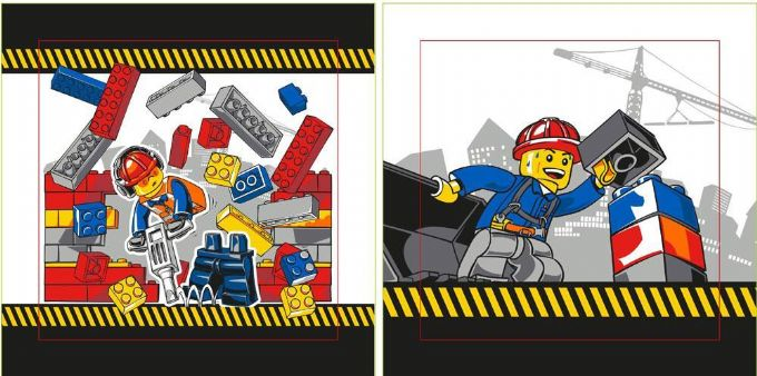 Lego byen pute 40x40 version 1