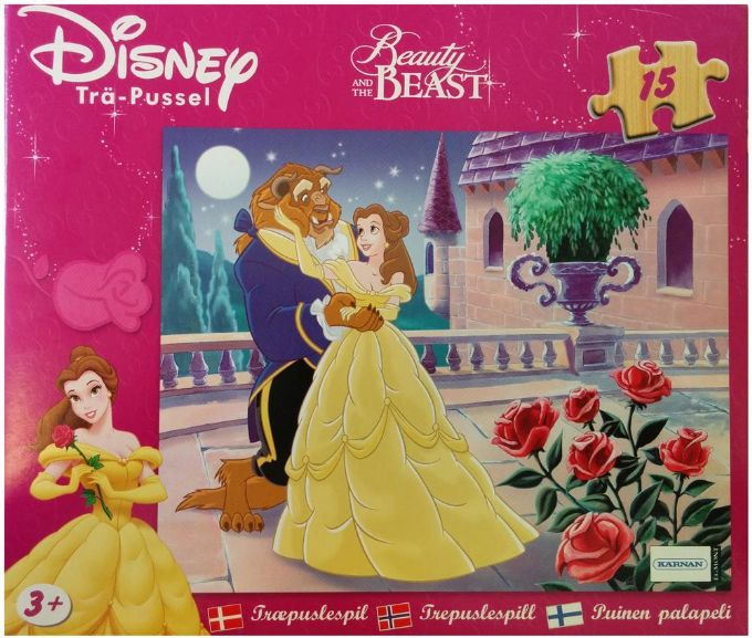 Wooden puzzle beauty and the beast 15 br. version 1