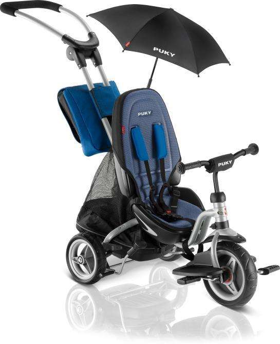 Puky Carry Premium Tricycle hopea/sininen (Puky 2412)