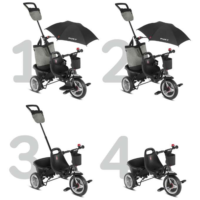 Ceety Comfort Tricycle gray version 4