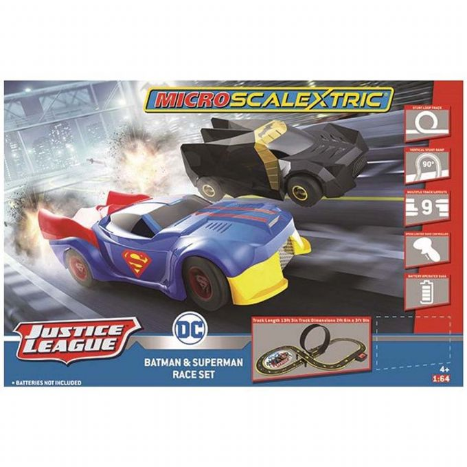 Micro Scalextric Justice League Scalextric Race Track 0G1144