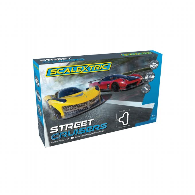 SCALEXTRIC Street Cruisers Race-sett Scalextric Racetrack C1422P Bilbaner