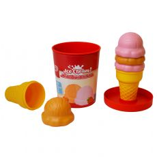 Frisko Eiswaffel-Set Erdbeere 