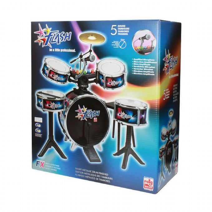 Elektronisk trommes�t m 5 trommer og lys version 2