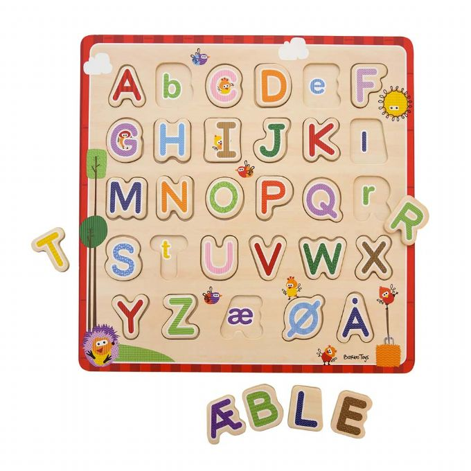 ABC alfabetet puslespill version 2