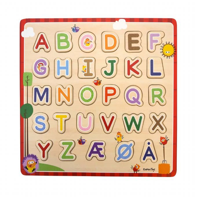 ABC alfabetet puslespill version 1