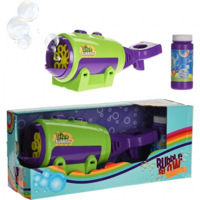 Soap bubble machine with soapy bubble water version 1