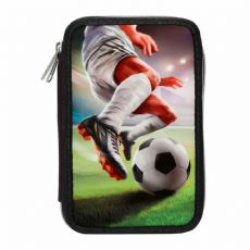 Kaksilokeroinen jalkapallo penaali