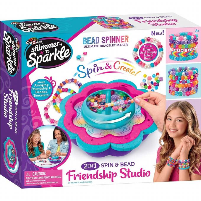 Shimmer N Sparkle Spin And Bead Bracelet version 2