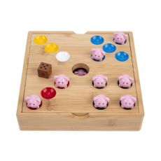 Pig Hole - bambus med 60 silikonigrisar
