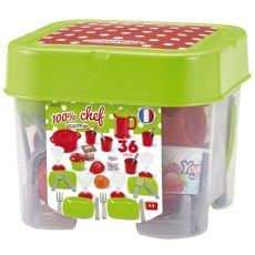 Ruokailusetti laatikossa lis�varusteilla