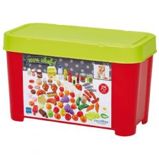 Leikkiruokaa laatikossa - 75 osaa