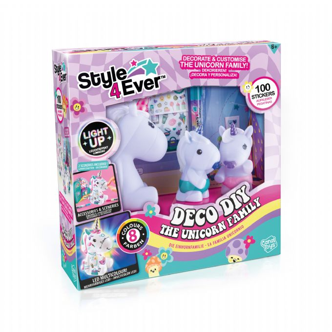 Style 4 Ever Enhj�rning Familie Lampe version 2