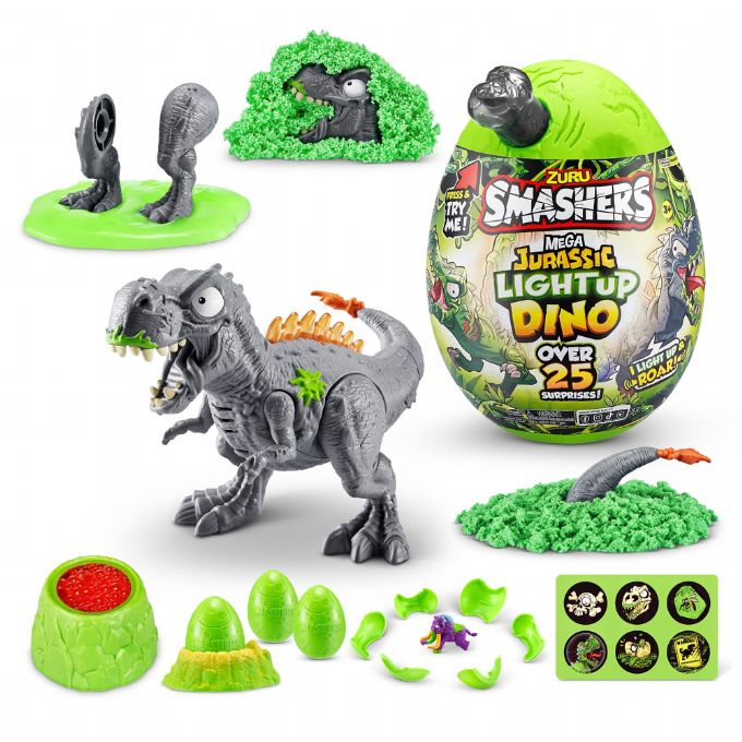 Smashers Mega Jurassic Light-Up Dino version 3
