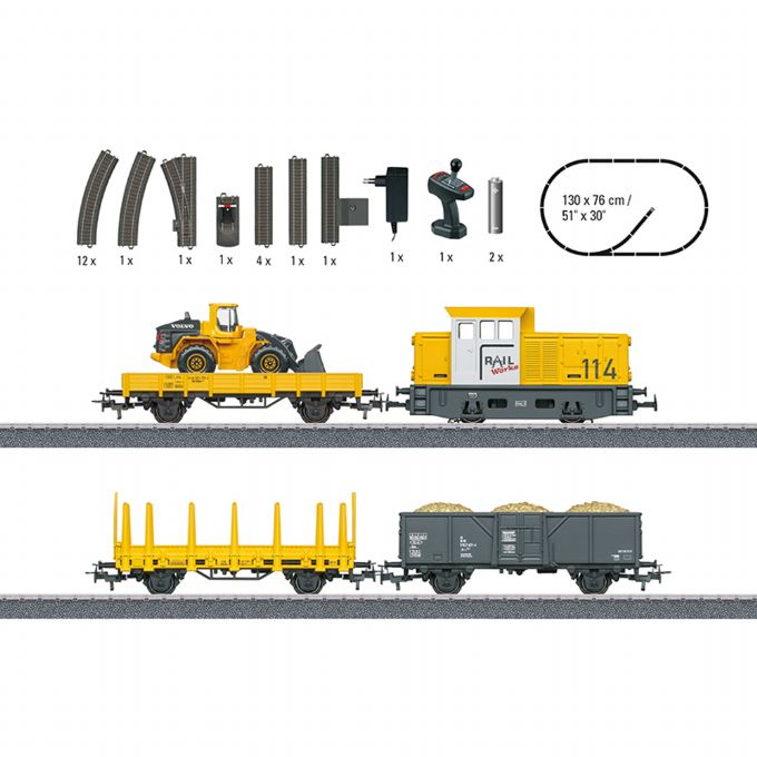 Mrklin Construction Site Train Set version 1