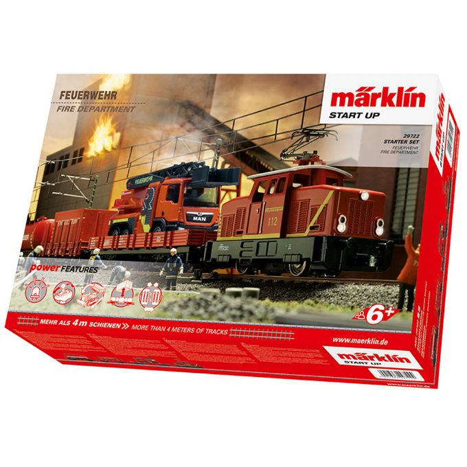 Mrklin Fire Department Train Set version 2