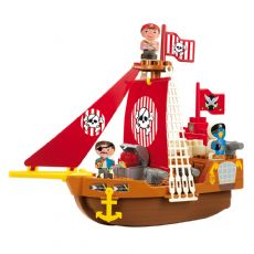 Piratskib med figurer