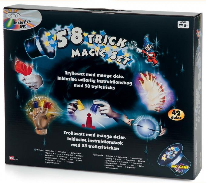 Magic set w/dvd 58 Tricks version 1