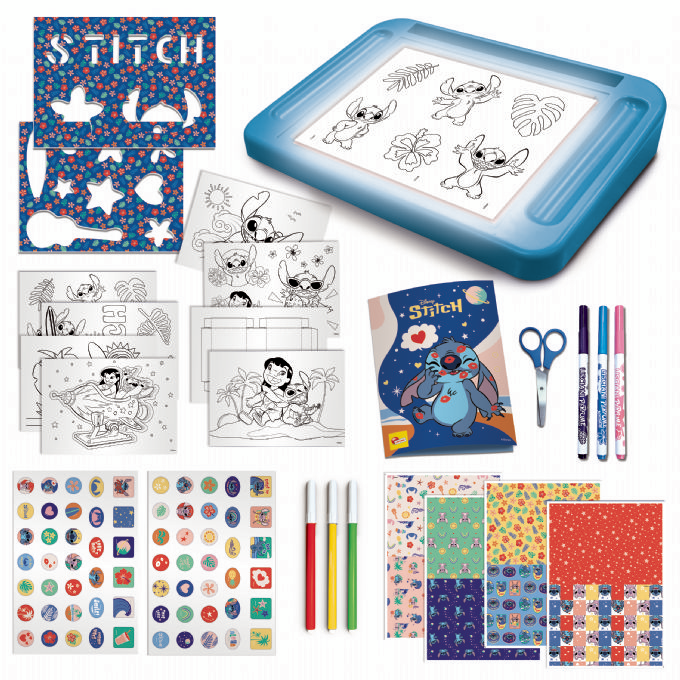 Stitch Valotaulu Piirustuskoulu version 2