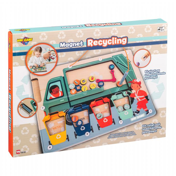 Magnetiskt återvinningsspel version 2