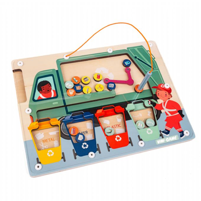 Magnetiskt återvinningsspel version 1