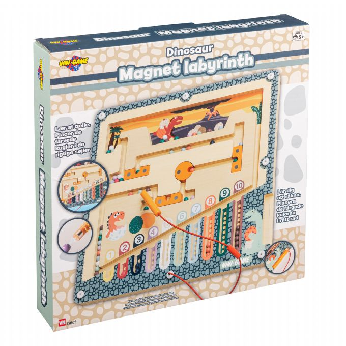 Magnetisk dinosaurlabyrint version 2