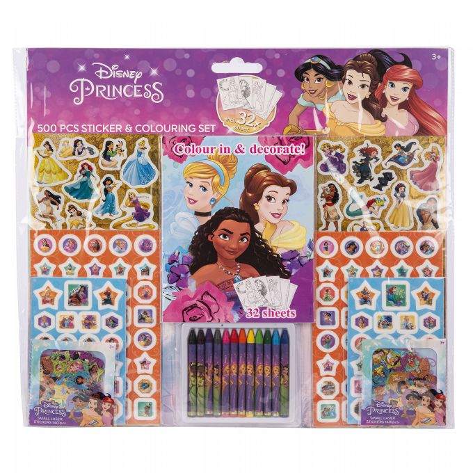 Prinsessa mega-setti, jossa 500 tarraa version 1