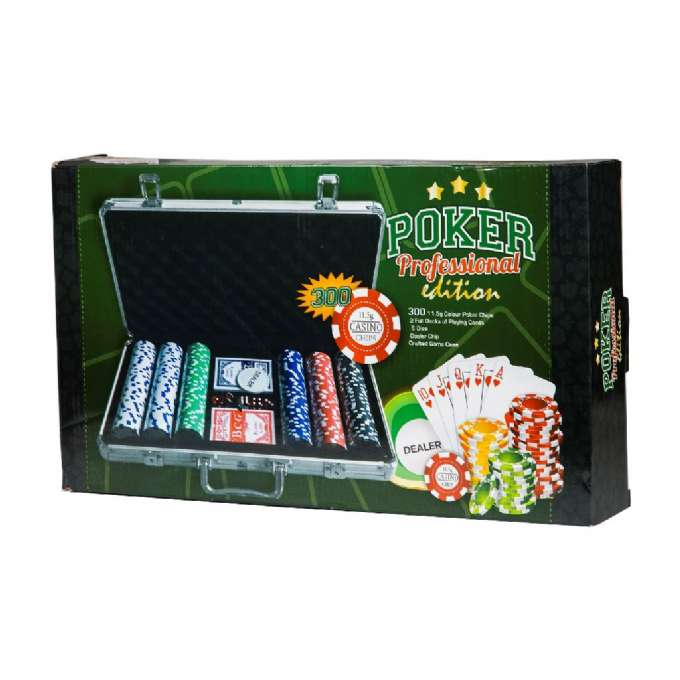 Poker Chips etui 300 sjetonger version 2