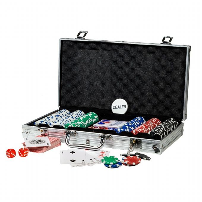 Pokerchipskoffert 300 chips version 3