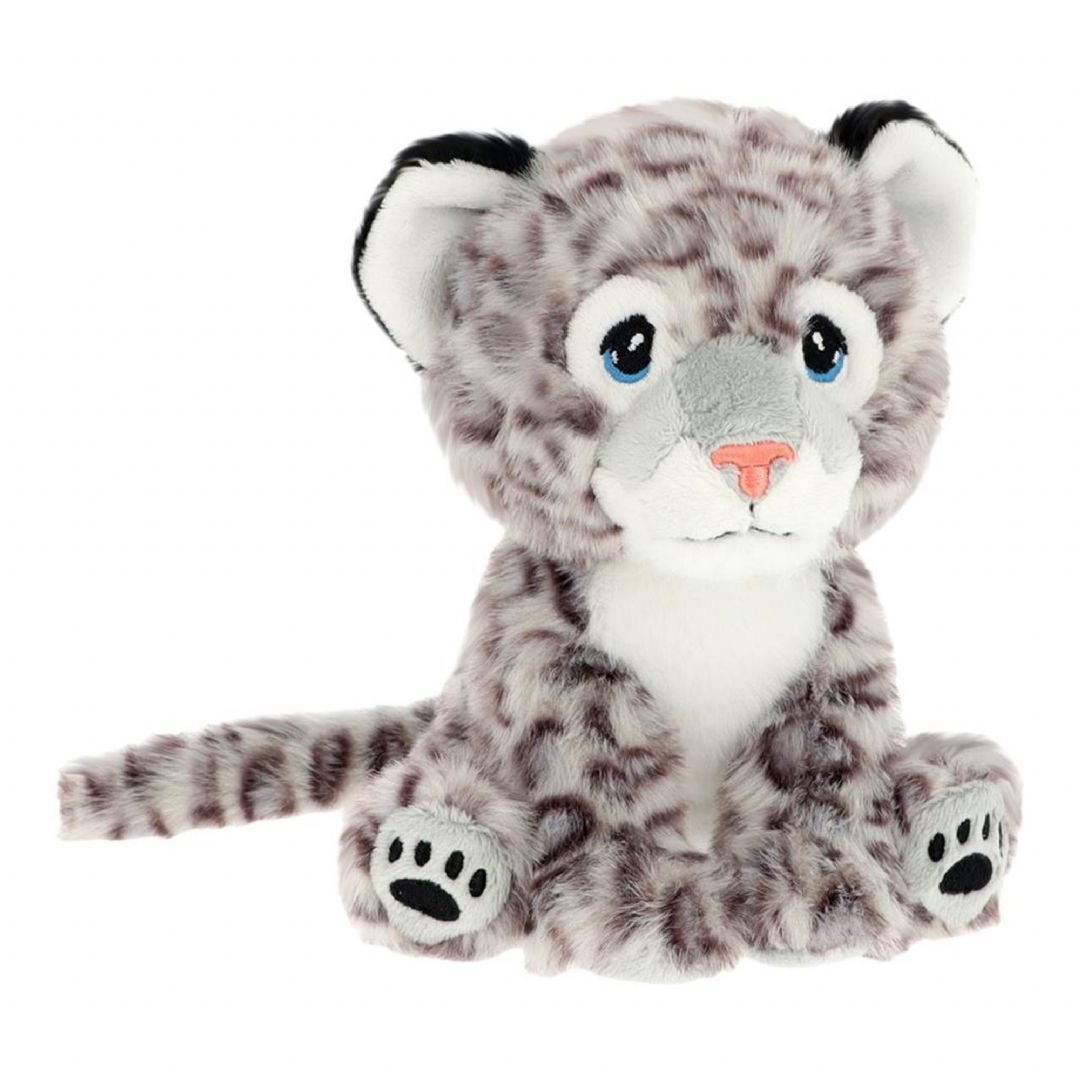 Keeleco Sitting Snow Leopard 14cm