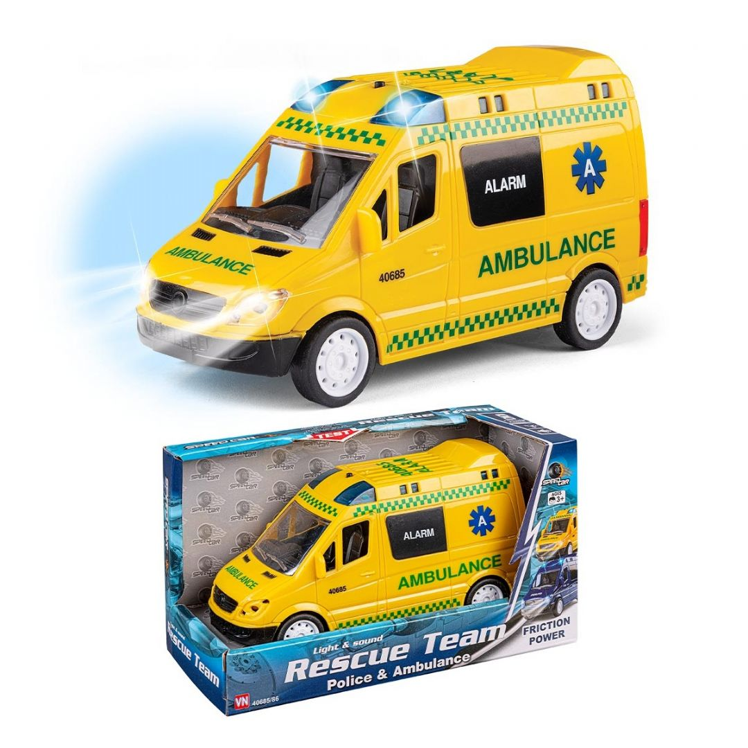 Dansk Ambulance m. lys og lyd