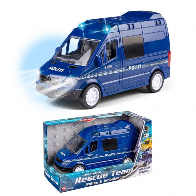 Dänisches Polizeiauto mit Lich version 1