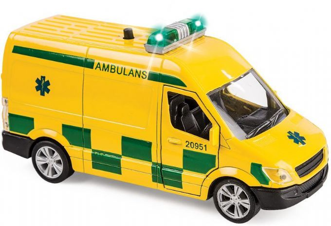 Ambulance wagon w/lights and sound version 2