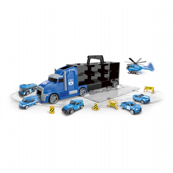 Poliisikuljetusauto ja 6 ajoneuvoa version 1