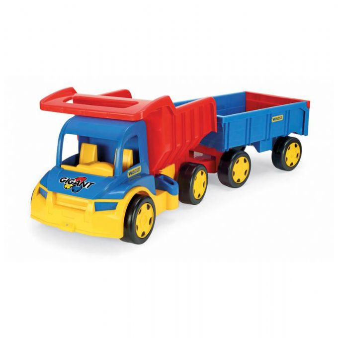Huge truck with tip and trailer 120 cm version 1