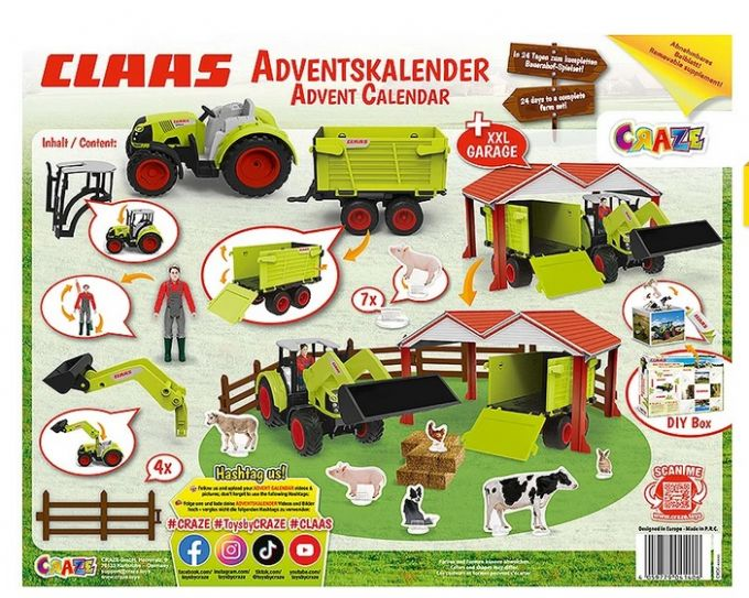 Claas Farm's Christmas calendar version 3