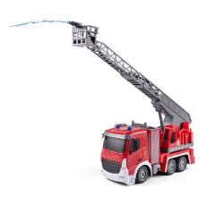 Remote controlled fire truck with water