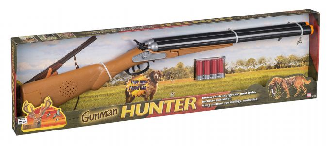 Electronic hunting rifle with 4 cartridges version 2