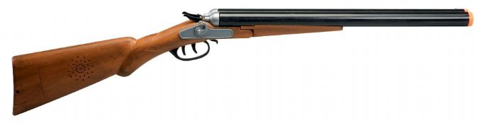 Electronic hunting rifle with 4 cartridges version 1