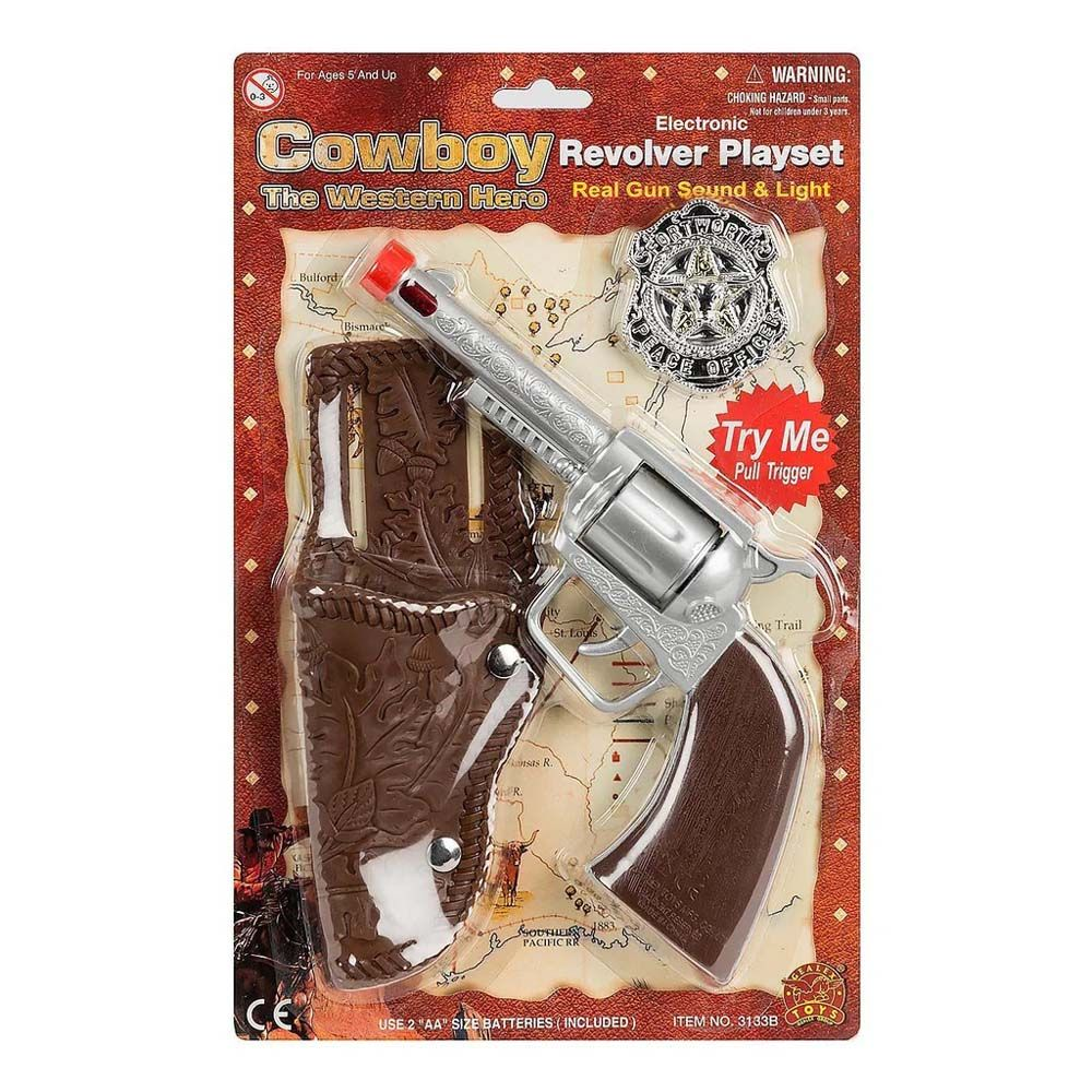 Cowboy Pistol Playset m. lyd