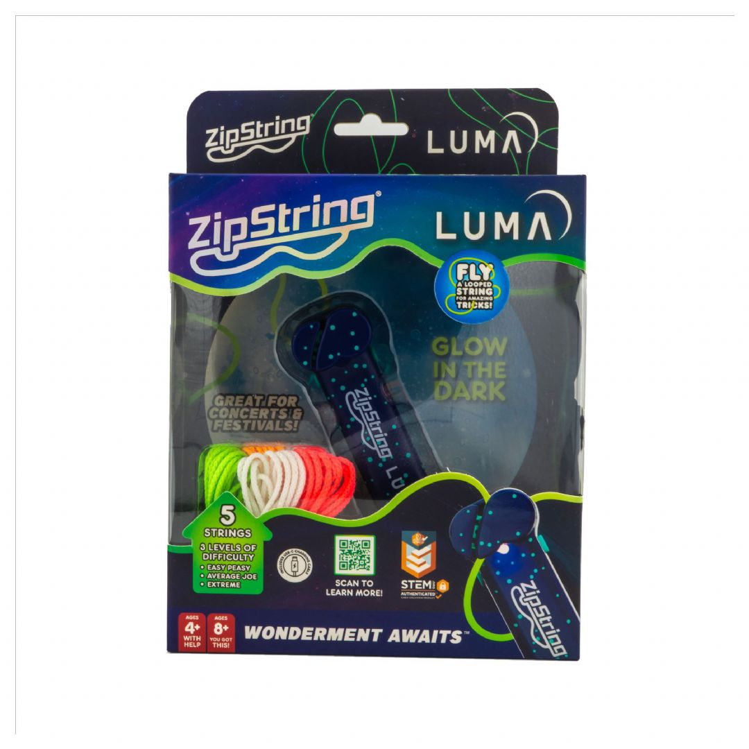 ZipString Luma, lyser i mørke ZipString Luma, lyser i mørke