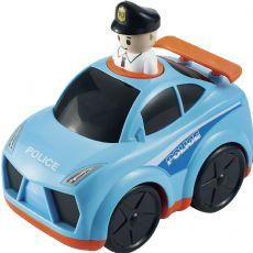 Poliisiauto paina ja mene