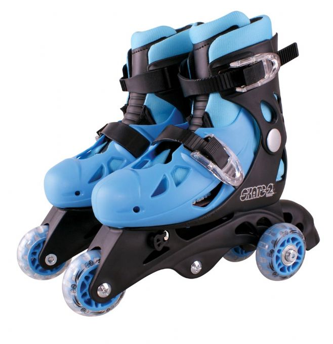 Adjustable roller skates, blue size 28-31 version 2